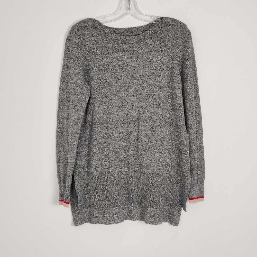 Roots Cabin Women's Tunic Sweater in Iconic Gray Size Medium Cotton